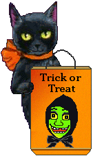 Black Cat-trick or treat bag