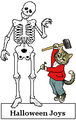 Skeleton and Cat