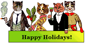 Happy Holidays from the cats