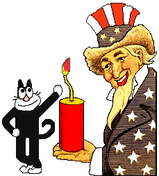 Uncle Sam - cat th of July