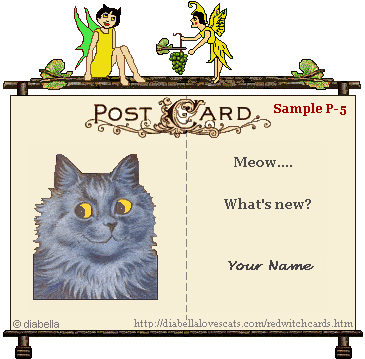 Cat E-Postcard Miss You