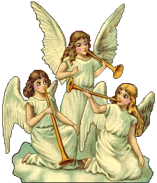 Angels play music