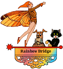 Rainbow Bridge - fairy, cat. dog
