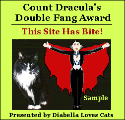 Count Dracula's Double Fang Award